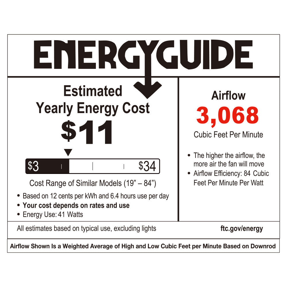 52"W Monroe 5-Blade Remote-Controlled Ceiling Fan