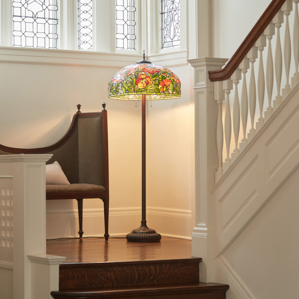 69" H Amaya Tiffany-Style Stained Glass Floor Lamp
