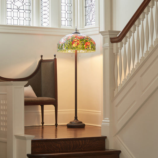69" H Amaya Tiffany-Style Stained Glass Floor Lamp