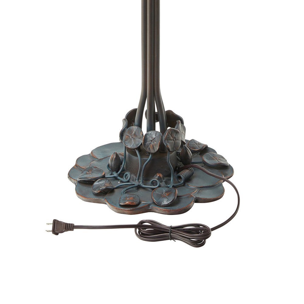 32" H Wisteria Tiffany-Style Stained Glass Table Lamp