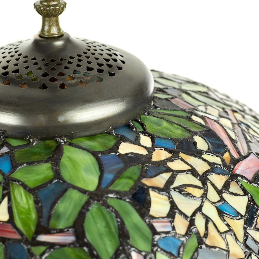 65" H Gwendoline Tiffany-Style Stained Glass Floor Lamp